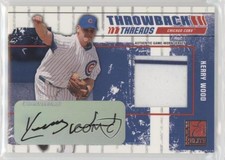 2003 Donruss Elite Throwback Threads Signatures /50 Kerry Wood #TT-37 Auto