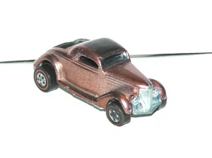 1969 Hot Wheels Redline Classic 36 Ford Coupe COPPER BLING BASE! but READ! - Picture 1 of 5