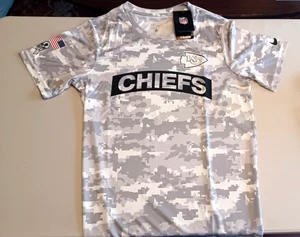 Nike KC Chiefs Salute To Service tarnfarbenes Dri-Fit Shirt Herren Größe Small neu mit Etikett - Bild 1 von 3