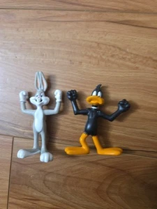 Vintage Bugs Bunny Daffy Duck 1991 PVC Toy Figure 3.5" Warner Bros. Looney Tunes - Picture 1 of 6