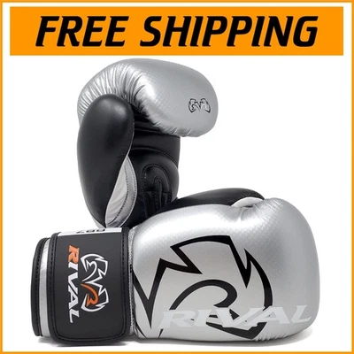 Guantes de bolsa RB7 Fitness Plus plateados/negros - acolchado de alta densidad para durabilidad Foto 1 de 4