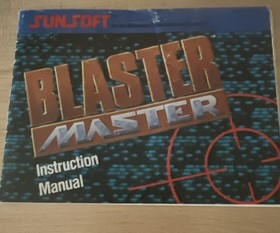 Nintendo NES Sunsoft Blaster Master Istruzioni SOLO MANUALE