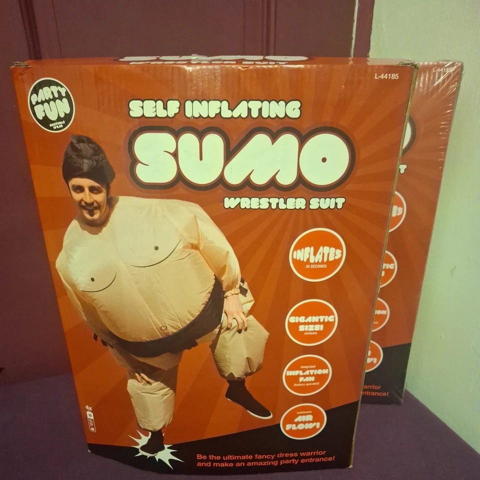 Self Inflating SUMO Wrestler Suit - Opened - Unused - Image 1 of 4