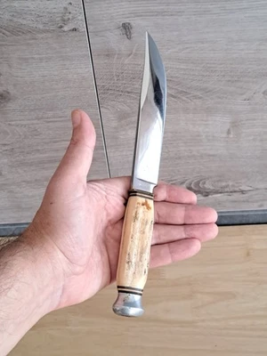 Rare Vintage Anton Wingen Solingen Germany Post WW2 Hunting Survival Bowie Knife - Image 1 of 4