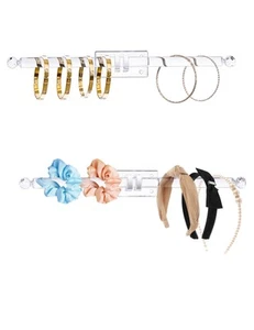 Headband Holder, Bracelet Holder, Claw Clip Organizer, Acrylic Necklace Holde... - Picture 1 of 9