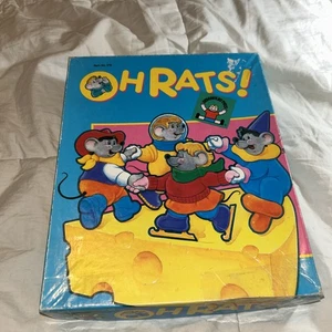 1988 Oh Rats! Discovery Toys Vintage Puzzle Game *Complete* - Picture 1 of 8