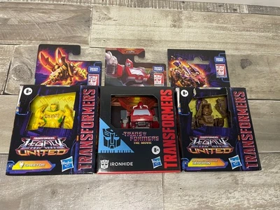 Transformers Hasbro Core Class Lot - Cheetor, Geocron & Ironhide Set (3 Figures) - Image 1 of 4