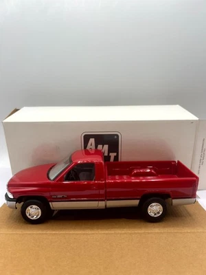 AMT ERTL 1994 Dodge Ram 2500 1:25 Scale Red & Silver Diecast Pickup Truck Toy - Image 1 of 4
