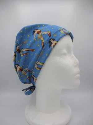 Surgical Scrub Hat for Women's Tieback - Wonder Woman Lasso - Image 1 of 4
