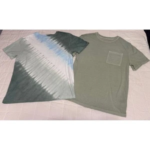 Art Class T-Shirts Kids Olive Green Tie Dye Short Sleeve Casual XL(14) L(12/14) - Picture 1 of 8