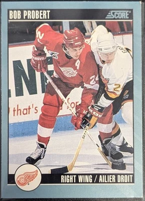 1992-93 SCORE BOB PROBERT #52 DETROIT RED WINGS - Image 1 of 2