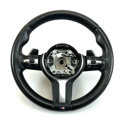 BMW 320i 330i 340i M3 M4 M-Sport Steering Wheel OEM Black 12-20 32307850404 - Image 1 of 4