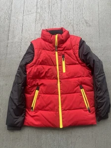 Ferrari Jacket Boys Size 9/10 Red With Yellow Accents - Picture 1 of 4