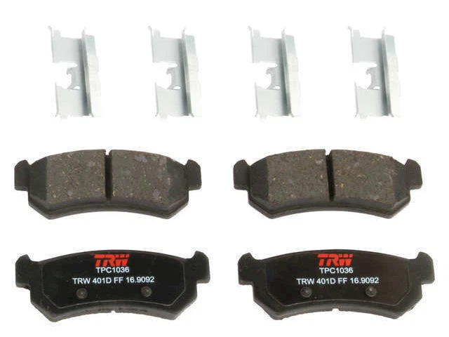 For 2004-2006 Chevrolet Optra Brake Pad Set Rear TRW 21379TNGN 2005 - Image 1 of 2
