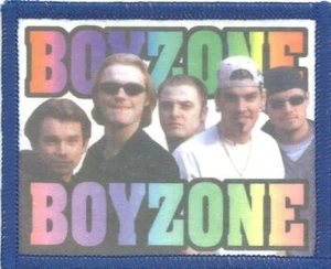 BOYZONE group/logo RARE 80/90s - PRINTED SEW ON PATCH - no longer made VINTAGE - Picture 1 of 3