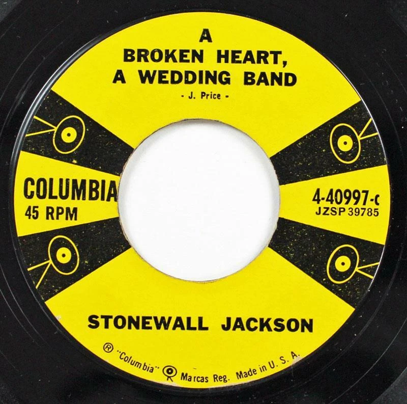 Stonewall Jackson, I Need You Real Bad - A Broken Heart A, Columbia 40997 Foto 1 de 1