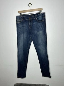 Kut From The Kloth Jeans Size 12 Blue Stretch Denim Womens KP488MK8 - Picture 1 of 2