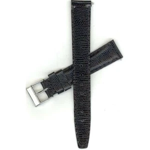 Gucci Ladies 14mm Black Lizard Grain Watch Band 900.14080  - Picture 1 of 4