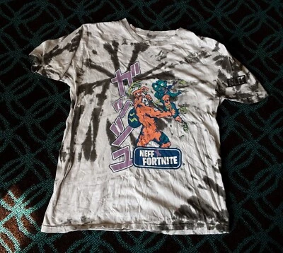 Camiseta Neff X Fortnite Manga Batalla Mediana Tie Dye Foto 1 de 2