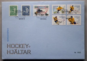 Suecia Scott #2702-2703 MINNESBREV FDC Copa Mundial de Hockey Czeslaw Slania - Imagen 1 de 1