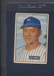 1951 Bowman #218 Ed Lopat Yankees (Pencil) Fair *1887 - Picture 1 of 1