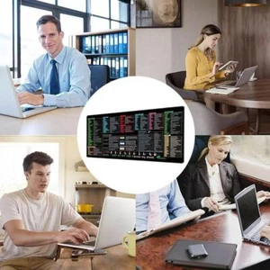 Excel Spickzettel Schreibtischunterlage, Excel Tastenkombinationen Mauspad, Tastatur Kurzunterlage 2025 - Bild 1 von 16