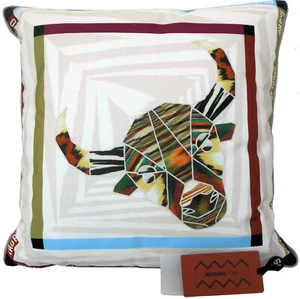 MISSONI HOME CUSHION COVER KNITTED  16 in x 16 in 40x40cm CONSTELLATION TAURUS - Picture 1 of 5