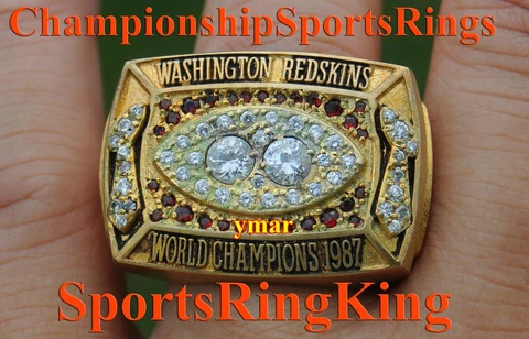 1987 Washington Redskins Championship Super Bowl Prototype Ring Tiffany and Co Cover