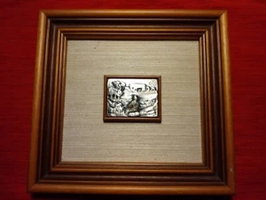 Vintage Embossed Relief Scene , Most Likely Italy.  Double Frame.  - Picture 1 of 8
