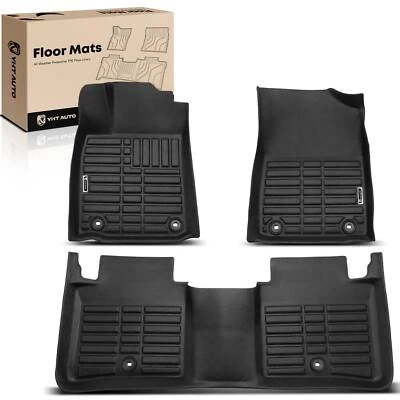 Tapetes forros negros 3 piezas para Lexus ES350 2013 2014 2015-2018 delanteros y traseros Foto 1 de 4