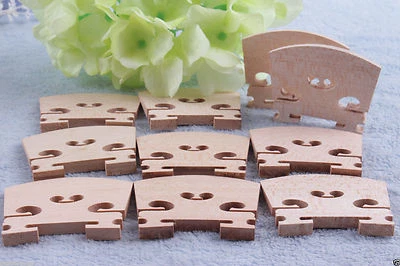 Puente para violín 4/4 20 años 20 piezas madera de arce violín piezas accesorios hecho a mano Foto 1 de 4