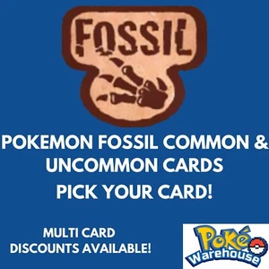 Pokemon Card TCG - Fossil Set 1999 - Common & Uncommon - Pick your Card! - Imagen 1 de 32