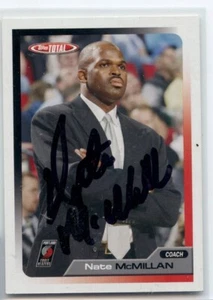 Tarjeta de baloncesto total #407 firmada por Nate McMillian autografiada AUTO 2006-07 - Imagen 1 de 1
