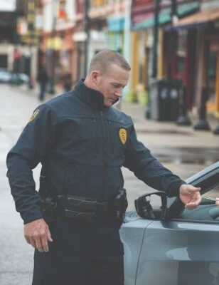 New Flying Cross Softshell Layertech Jacket 54100A Small Reg Color: 86 LAPD Navy - Image 1 of 2