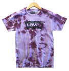 Levi's Tie Dye T-shirt Fioletowy Męski XS