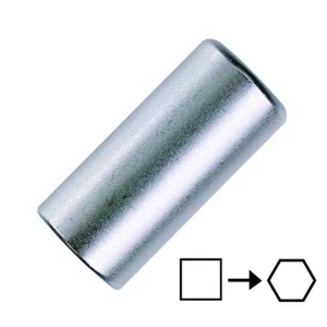 Adaptador de broca hexagonal Felo 1/4" Drive Square Socket to 1/4" hembra a hembra - Imagen 1 de 3