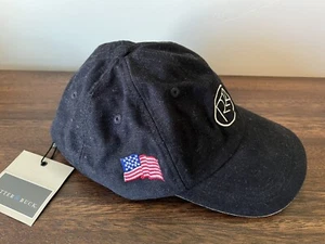 CUTTER & BUCK CAP Hat NEW BLACK TAN SPORT GOLF RRR US FLAG Baseball  NWT - Picture 1 of 7