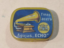 Ancienne Boîte en Tole Lithographiée - Aiguille pour Gramophone Echo