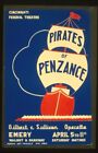 walls of decor Cncinnati Federal Theatre Pirates of Penzance WPA artwork poster
