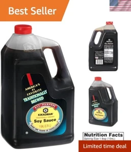 Traditionally Brewed Soy Sauce, All Purpose Seasoning - 1 Gallon Pack of 1 - Picture 1 of 7