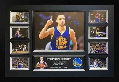 STEPHEN CURRY GOLDEN STATE WARRIORS SIGNED LIMITED EDITION FRAMED MEMORABILIA - image 1 of 4
