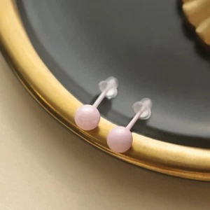Hypoallergenic Ceramic Stud Earrings for Newly Pierced ears/any Sensitive Skin - Picture 1 of 6
