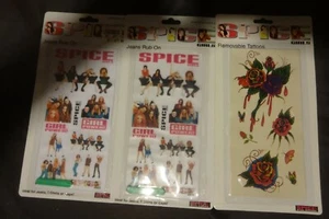 SPICE GIRLS jeans rub ons + tattoos - Picture 1 of 3