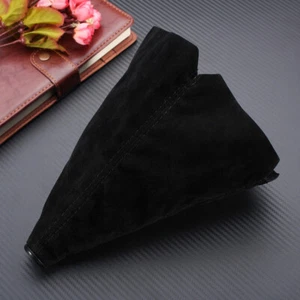 Universal Suede Leather Shift Boot Dust Cover Gaiter Gear Manual Shifter Car - Picture 1 of 9