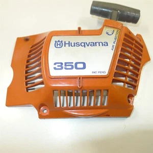 Conjunto de arranque de retroceso Husqvarna OEM, calcomanía grande, modelos 350 340 345 346 353 - Imagen 1 de 3