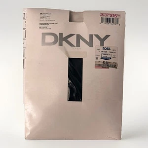 DKNY VTG 90s Silky Sheer Toner Chocolate Pantyhose Sz Medium 00N58 - Picture 1 of 4