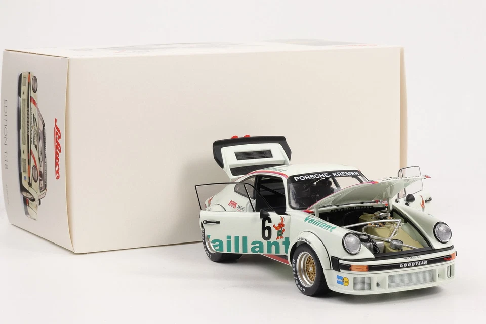 1:18 Schuco Kremer Porsche 934 RSR #6 Campeonato Europeo De GT Norisring 1976 - Imagen 1 de 4