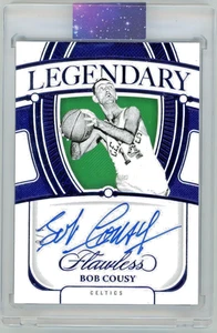 2023-24 Panini Flawless - Bob Cousy Legendary Scripts Sapphire Auto /8 - Picture 1 of 2