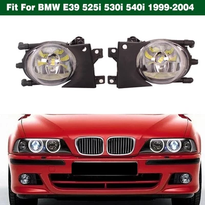 Par de luces antiniebla LED de parachoques delanteras para BMW E39 525i 530i 540i 1999-2004 Foto 1 de 4
