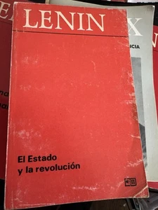 VINTAGE LENIN  Book 1970 SPANISH Progress Publishers Communist USSR - Picture 1 of 8